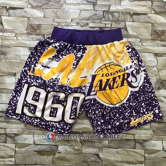 Short Los Angeles Lakers Mitchell & Ness 1960 Volet
